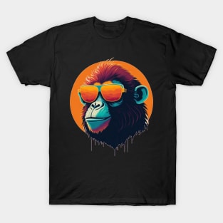 Monkey in sunglasses T-Shirt